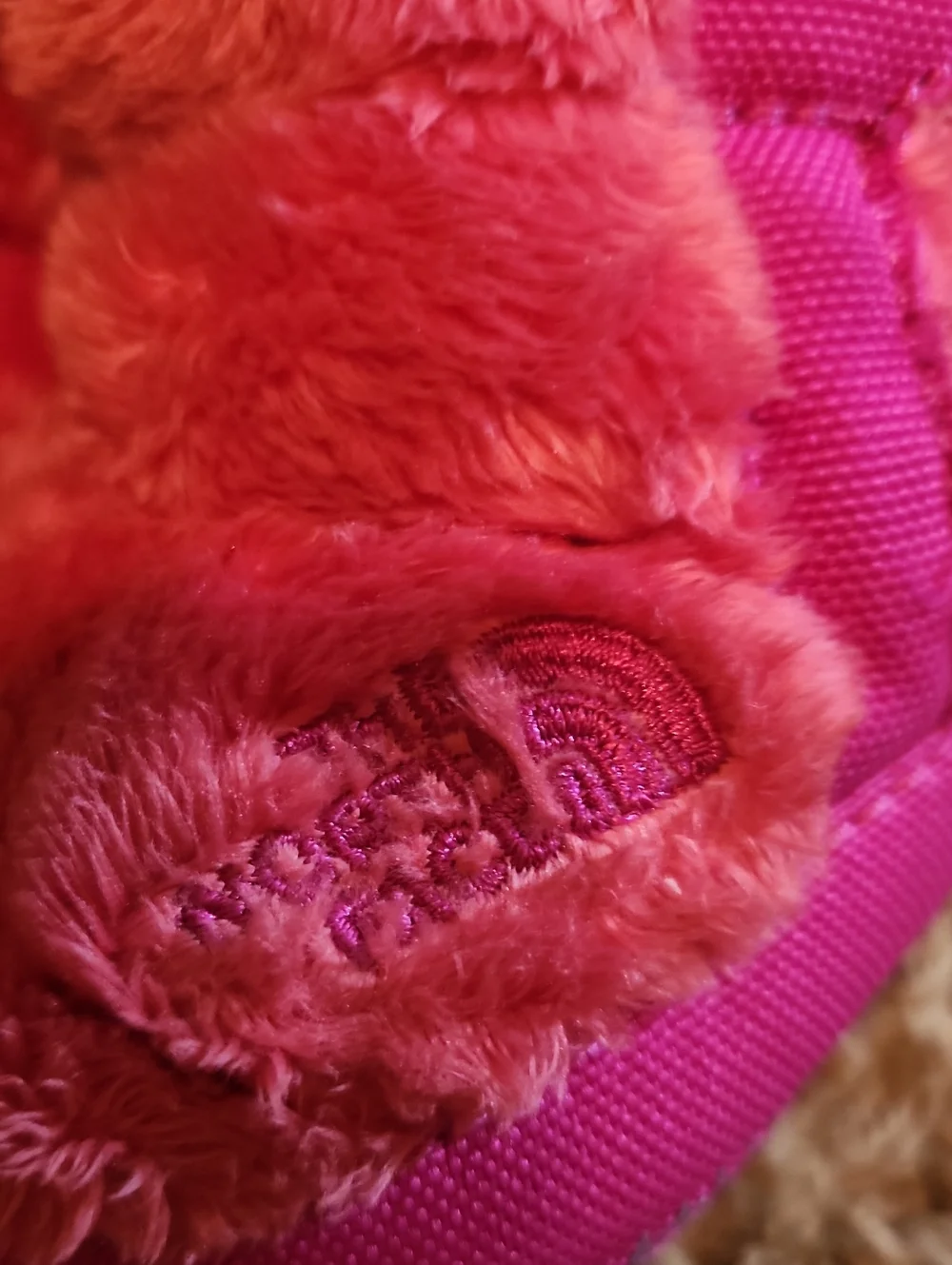 The North Face Baby Plush Slip-On Booties - Hot Pink Size 3